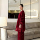 Zaib Staycation '25 - DEEP MAROON LUXURY EMBROIDERED 2PCS SET (NPA2-25307)