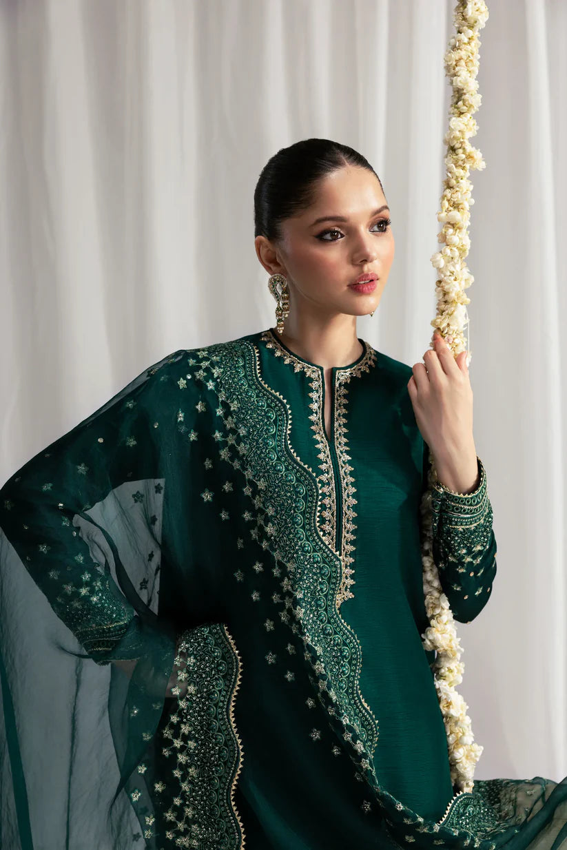EMERALD GREEN LUXURY WEDDING EDIT 2025 (NPA3-25436) | ZAIB