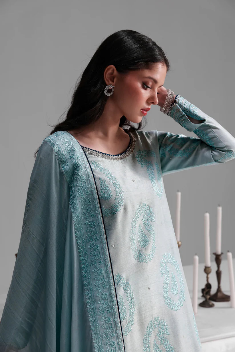 ICE BLUE LUXURY WEDDING EDIT 2025 (NPA3-25451) | ZAIB