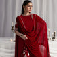 WINE RED LUXURY WEDDING EDIT 2025 (NPA3-25453) | ZAIB