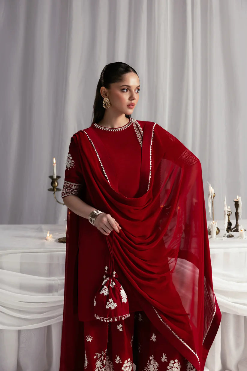WINE RED LUXURY WEDDING EDIT 2025 (NPA3-25453) | ZAIB