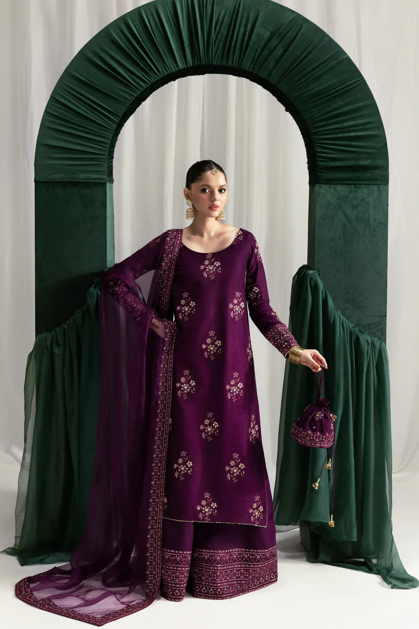 DEEP PLUM LUXURY WEDDING EDIT 2025 (NPA3-25437) | ZAIB