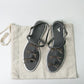 CAOVILLA SILVER FLAT SANDALS (ZBN-25003) | ZAIB | FOOTWEAR
