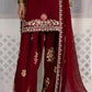 MAROON FARSHI LUXURY WEDDING EDIT 2025 (NPA3-25435) | ZAIB