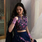NAVY BLUE LEHENGA CHOLI WEDDING EDIT 2025 (NPA3-25434) | ZAIB