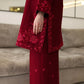 Zaib Staycation '25 - DEEP MAROON LUXURY EMBROIDERED 2PCS SET (NPA2-25307)
