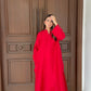 Zehra Saleem Luxe Edit '26 - The Bare Mardana Kurta In Cherry Red