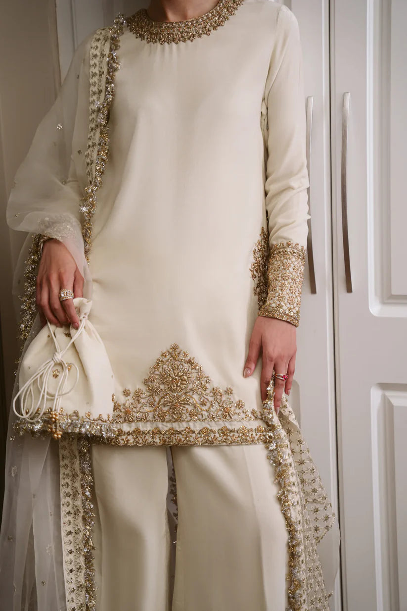 IVORY LUXURY VELVET COUTURE (NPA3-25460) | ZAIB
