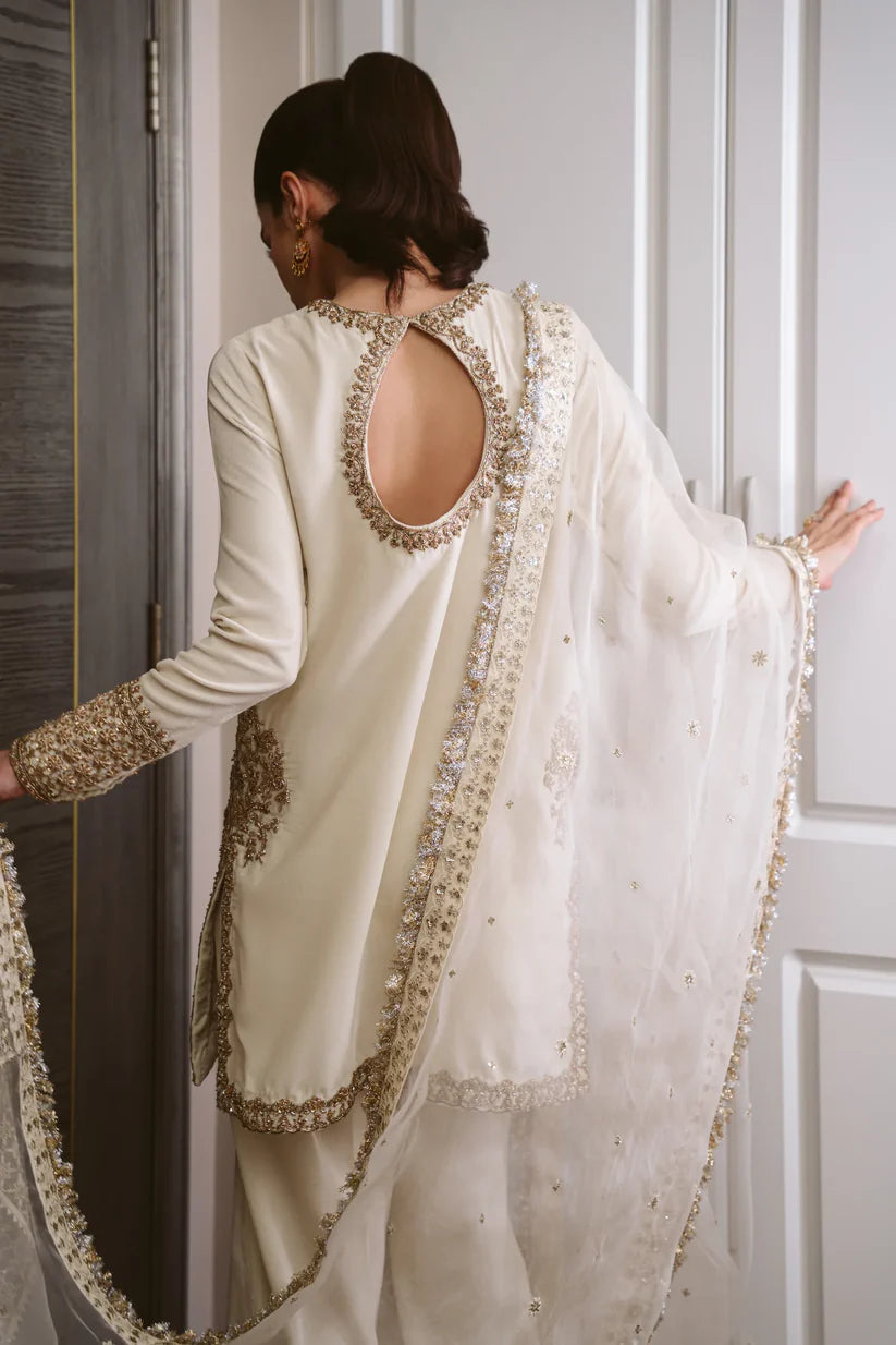 IVORY LUXURY VELVET COUTURE (NPA3-25460) | ZAIB