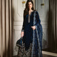 DEEP BLUE LUXURY VELVET COUTURE (NPA3-25457) | ZAIB