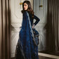 DEEP BLUE LUXURY VELVET COUTURE (NPA3-25457) | ZAIB