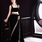 BLACK LUXURY VELVET SAREE (NPA3-25462) | ZAIB