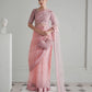 BLUSH PINK MODERN TIMELESS SAREE WEDDING EDIT 2024/2025 (NPA3-24429) | ZAIB