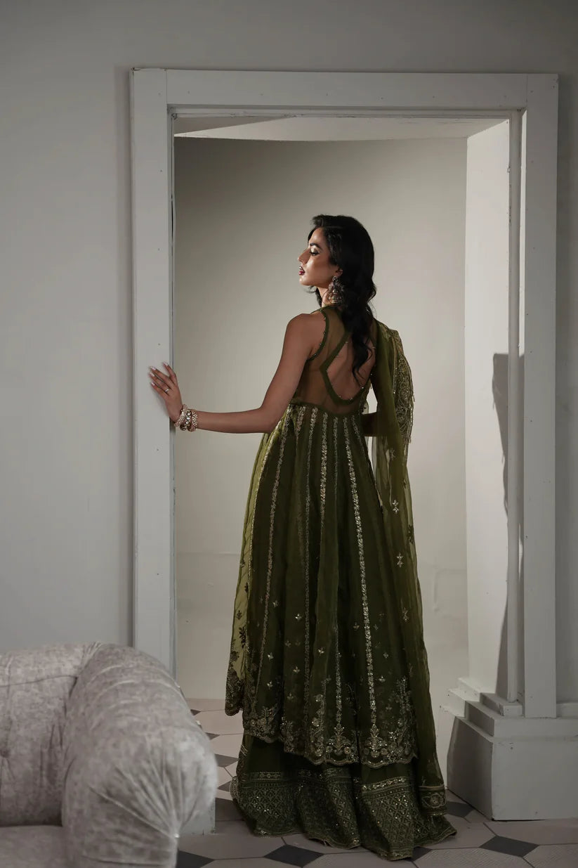 CLASSIC OLIVE SET WEDDING EDIT 2024/2025 (NPA3-24434) | ZAIB