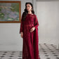 DEEP MAROON BLING SET WEDDING EDIT 2024/2025 (NPA3-24432) | ZAIB