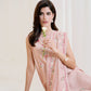 Zaib SS Eid Pret '25- PEACHY PINK LUXURY EMBROIDERED 3PCS SET NPA3-25423