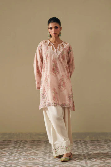 PALE ORANGE | E4265/103/216 | Rozana Collection SS '26- Drop 7 | Ethnc