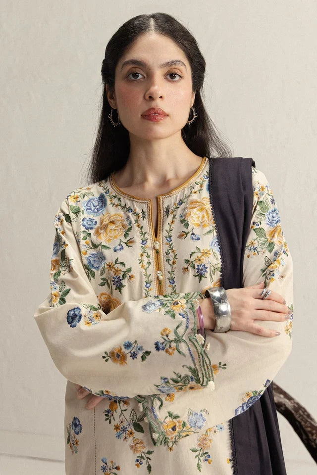 ASMANI-9B | COCO WINTER UNSTITCHED ’26 | COCO BY ZARA SHAHJAHAN