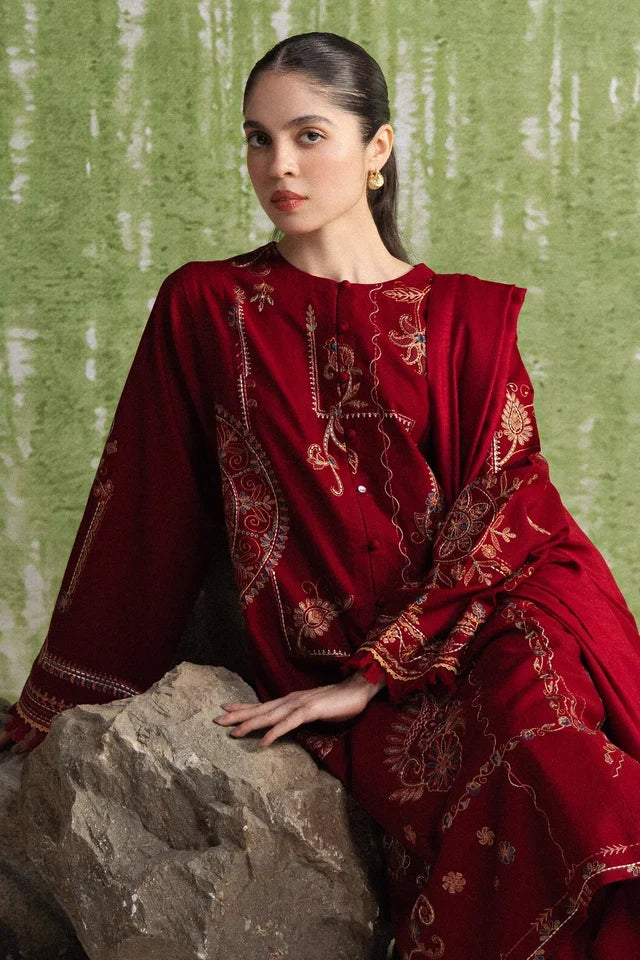 DIBA-10A | COCO WINTER UNSTITCHED ’26 | COCO BY ZARA SHAHJAHAN