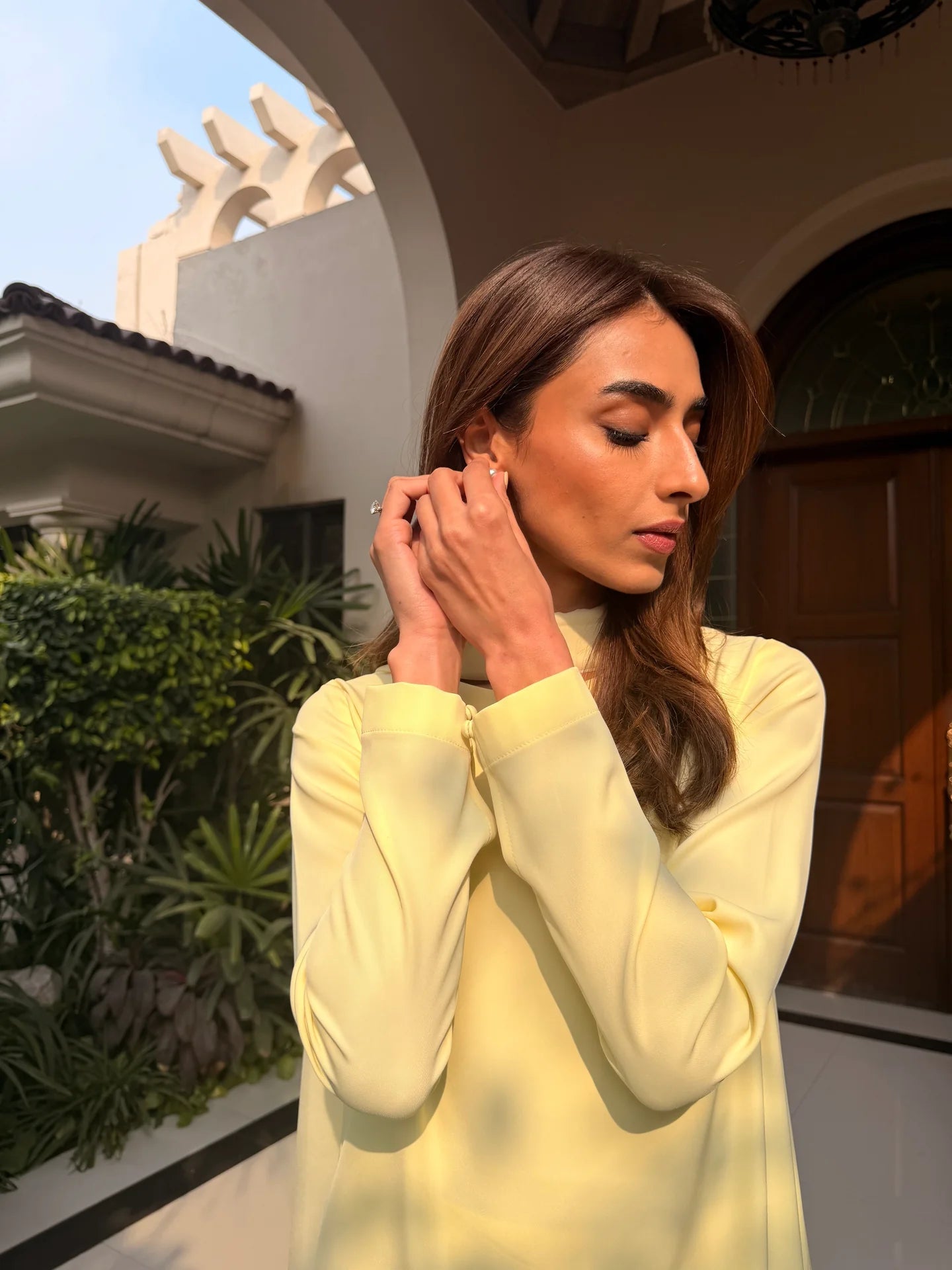 LIGHT YELLOW GRACIE SET | Sak Atelier