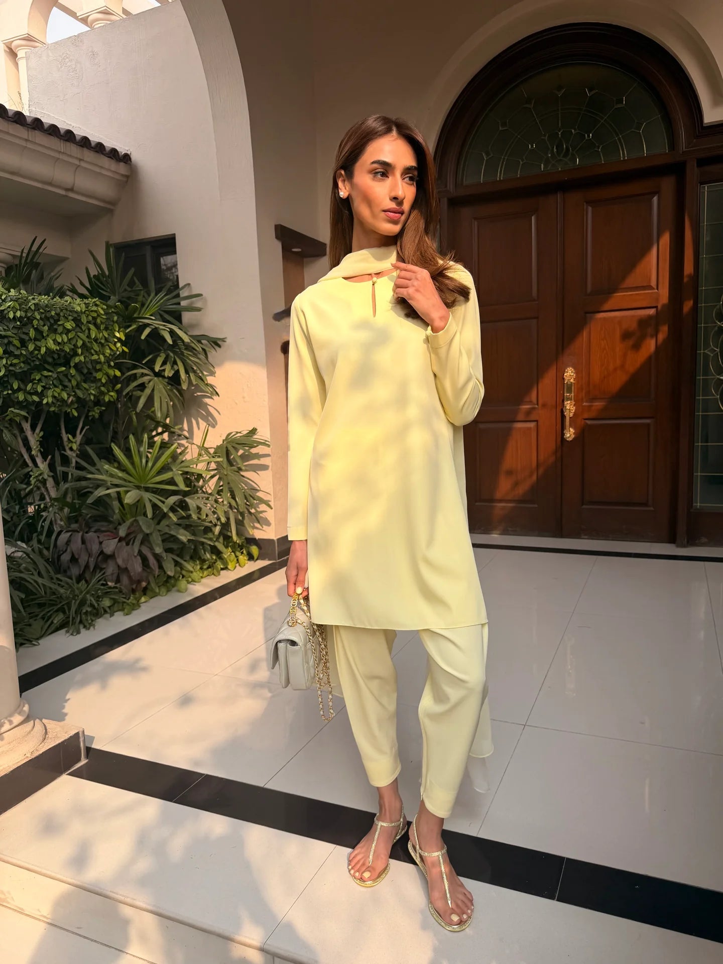 LIGHT YELLOW GRACIE SET | Sak Atelier