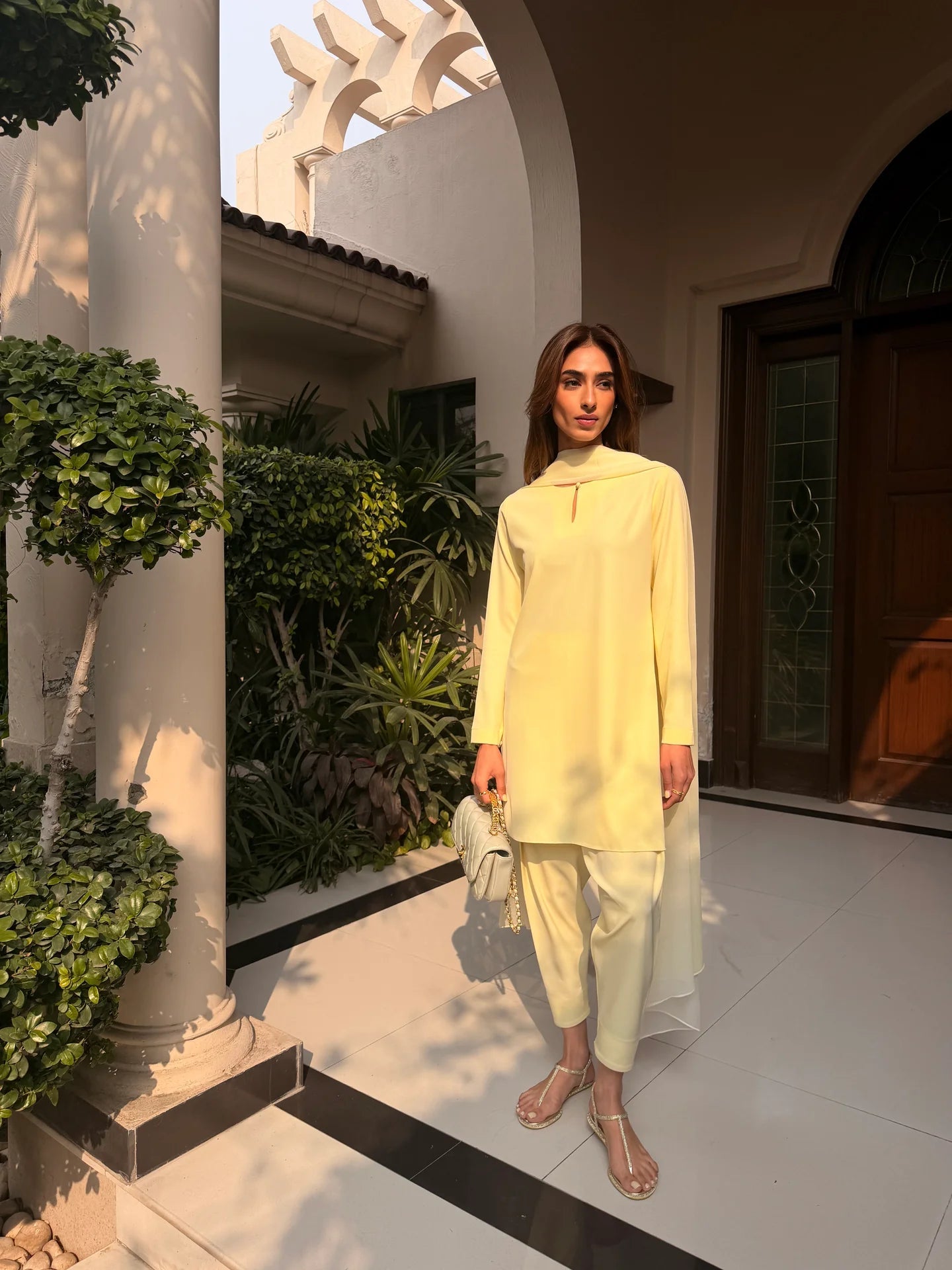LIGHT YELLOW GRACIE SET | Sak Atelier
