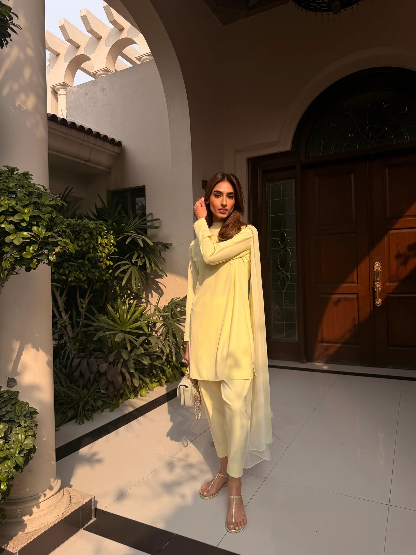 LIGHT YELLOW GRACIE SET | Sak Atelier