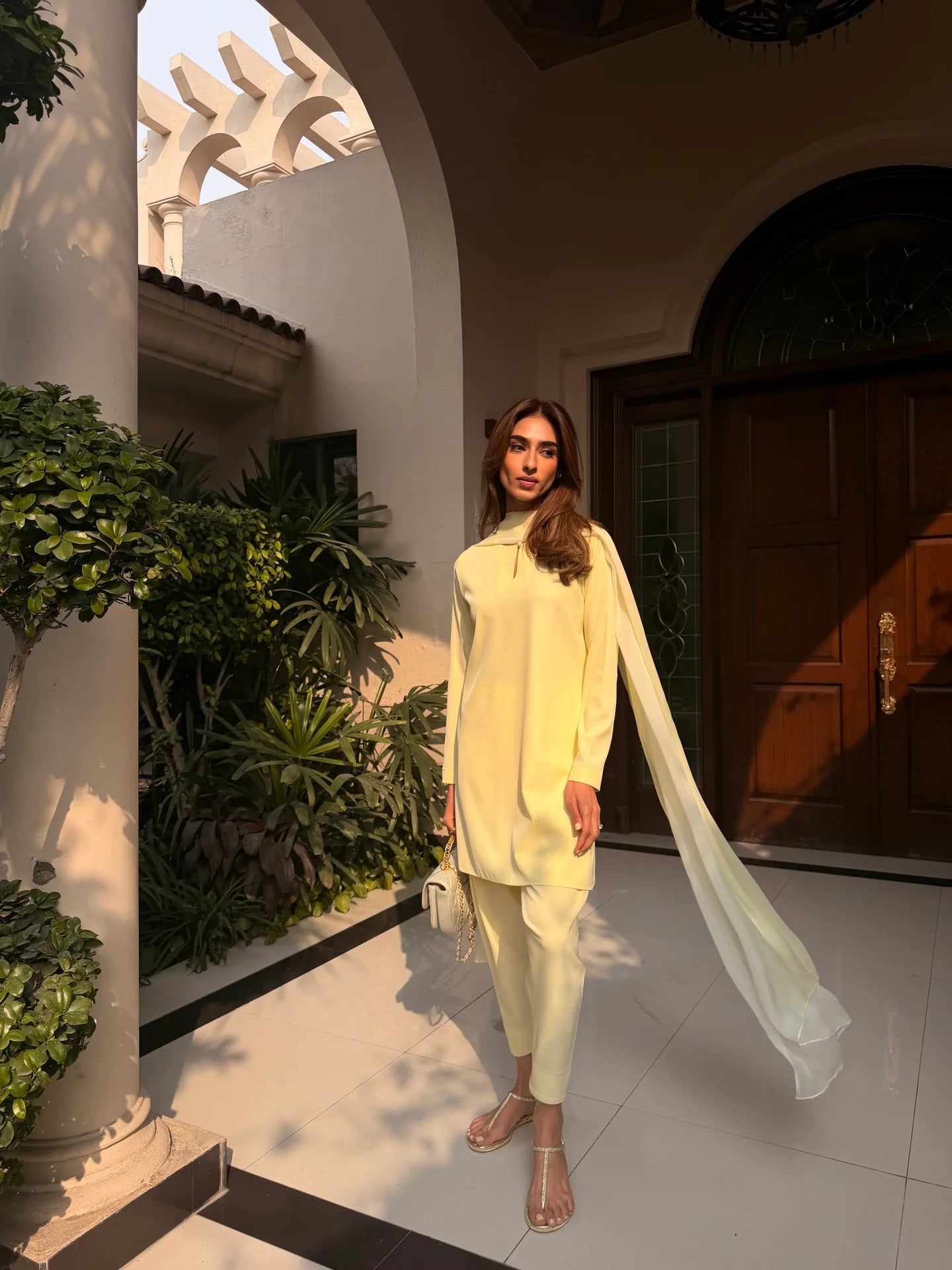 LIGHT YELLOW GRACIE SET | Sak Atelier