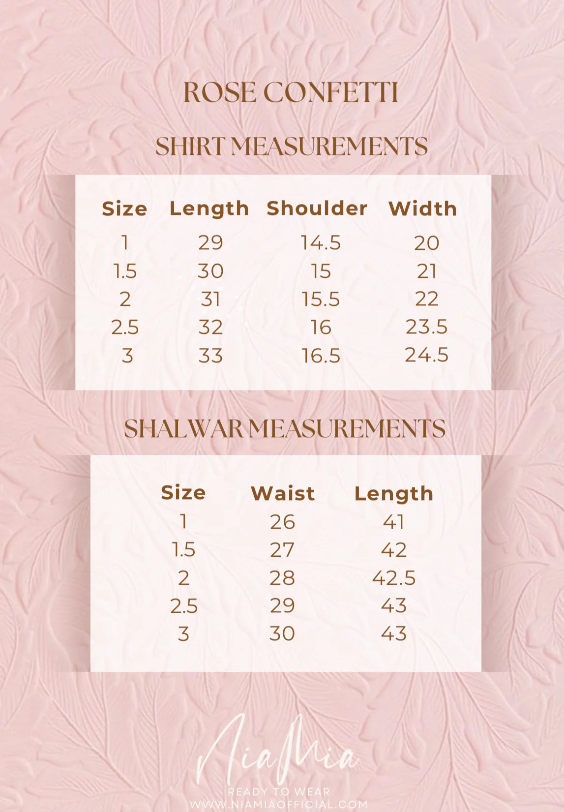 Rose Confetti | Edit Ul Fitr | Nia Mia