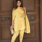 Bare Set In Marigold | Luxe Edit | Bare By Zehra Saleem