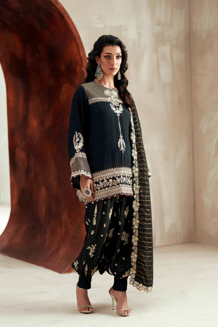 JET BLACK | E1107/104/902 | women Boutique- Eid Collection | Ethnc