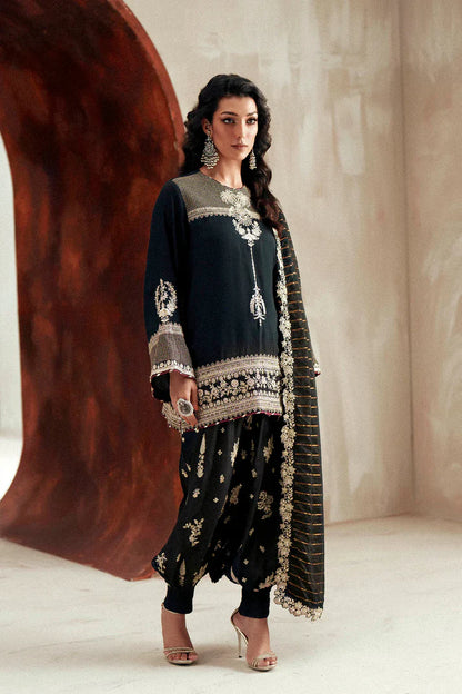 JET BLACK | E1107/104/902 | women Boutique- Eid Collection | Ethnc