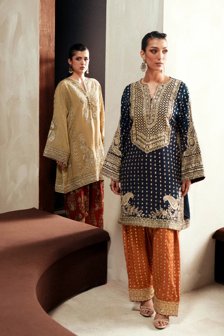 COBALT | E1093/104/623 | women Boutique- Eid Collection | Ethnc