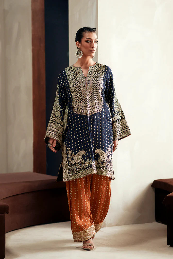 COBALT | E1093/104/623 | women Boutique- Eid Collection | Ethnc