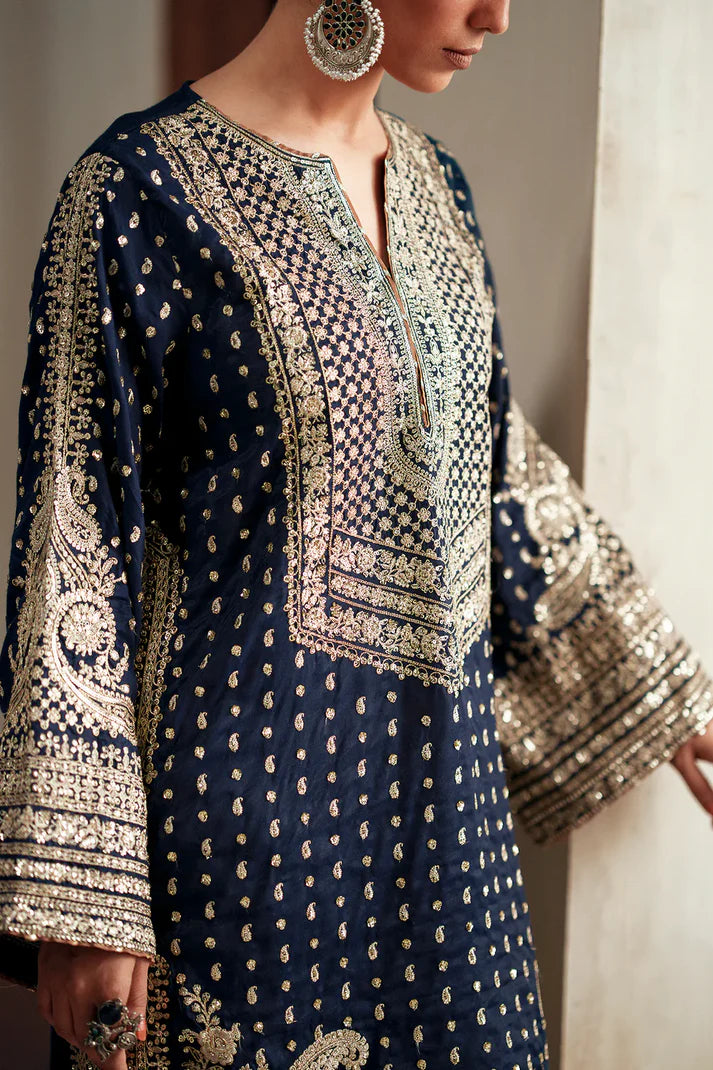 COBALT | E1093/104/623 | women Boutique- Eid Collection | Ethnc