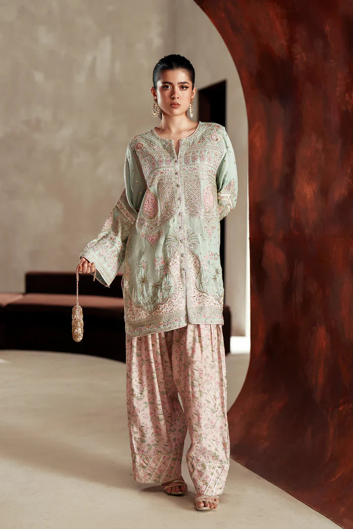ICE GREEN | E1106/104/719 | women Boutique- Eid Collection | Ethnc