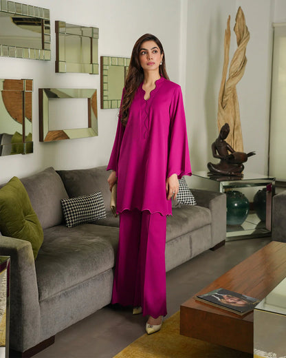 Fuchsia Scallop Set | LIRA