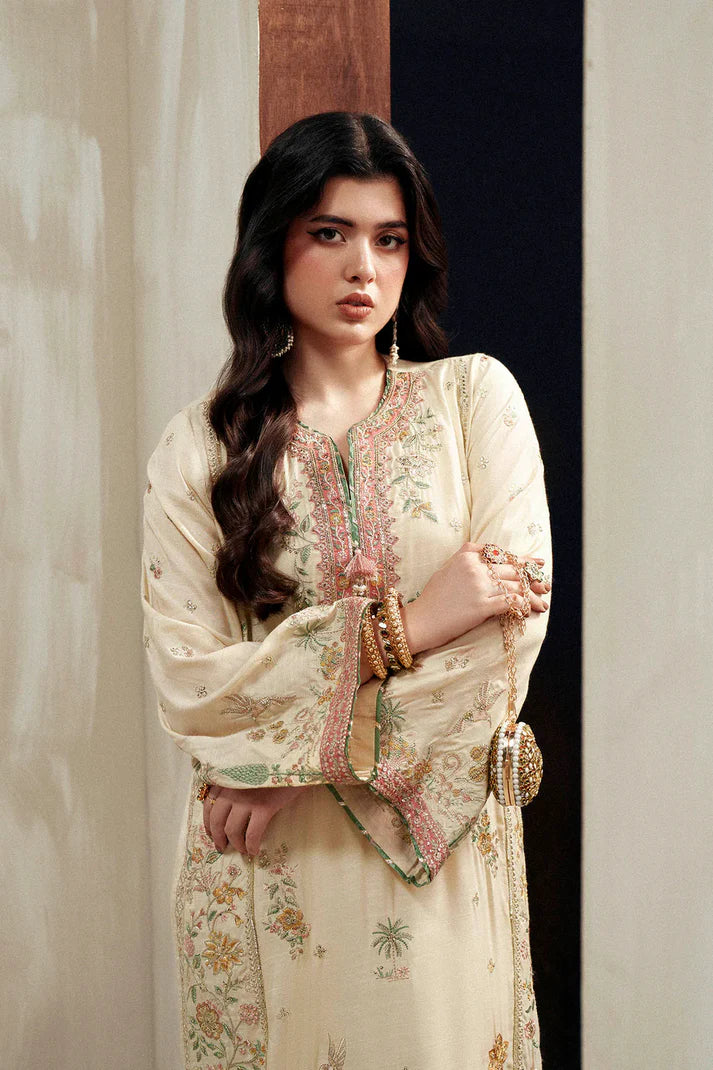 OFF WHITE | E1105/104/002 | Women Boutique- Eid Collection | Ethnc