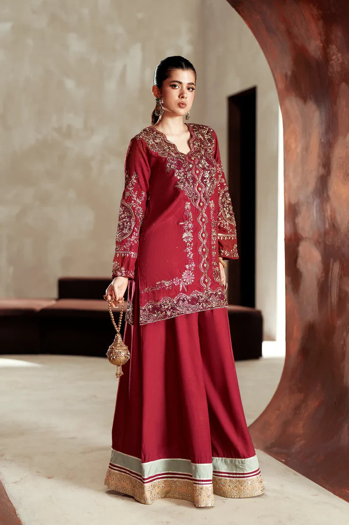 BROWN | E1108/104/310 | women Boutique- Eid Collection | Ethnc