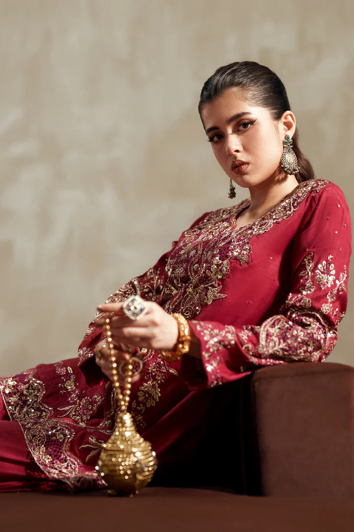 BROWN | E1108/104/310 | women Boutique- Eid Collection | Ethnc