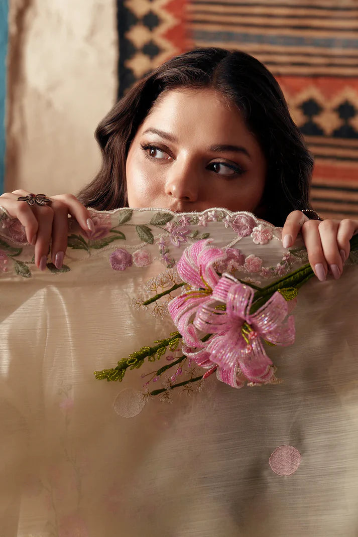 PALE YELLOW | E4385/103/227 | Women Rozana - Eid Collection | Ethnc