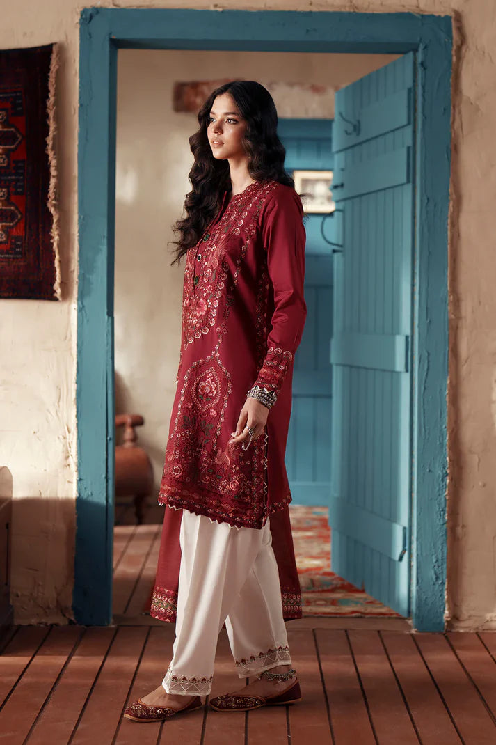 TRUE RED | E4451/103/308 | Women Rozana - Eid Collection | Ethnc