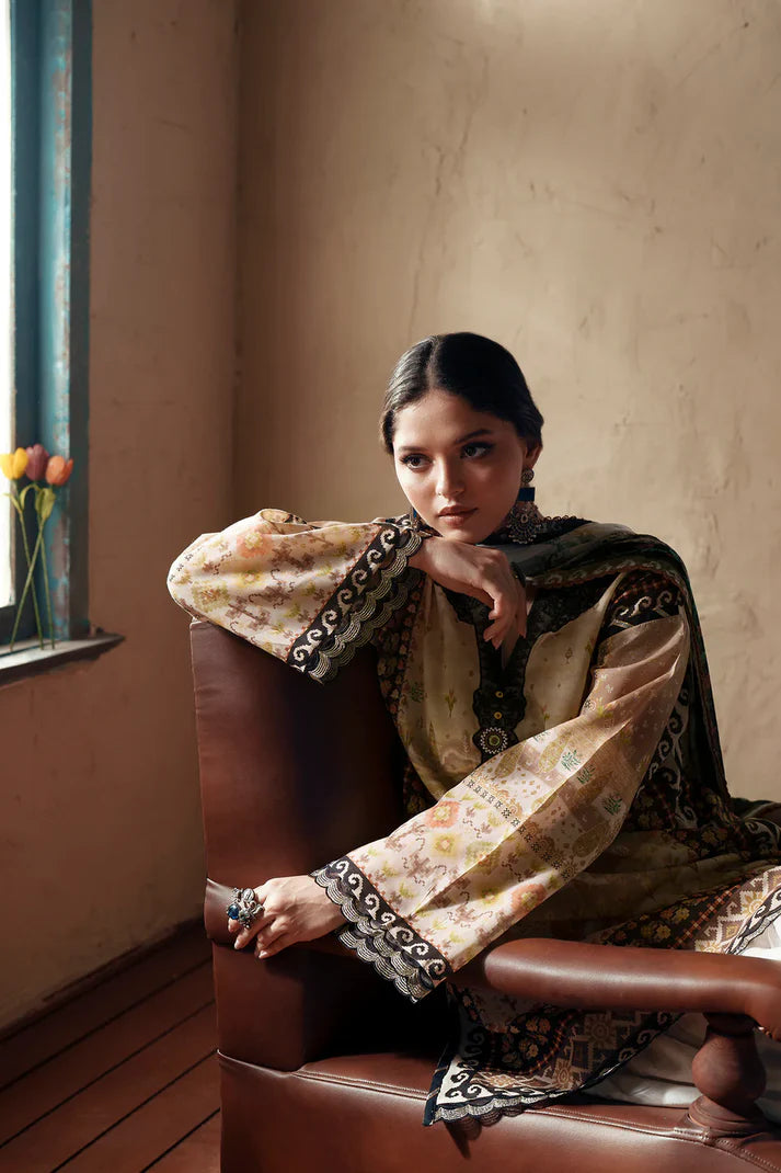 ANTIQUE WHITE | E4403/103/006 | Women Rozana - Eid Collection | Ethnc