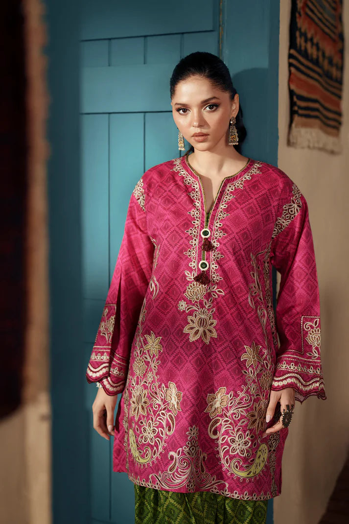 HOT PINK | E4507/103/405 | women Boutique- Eid Collection | Ethnc