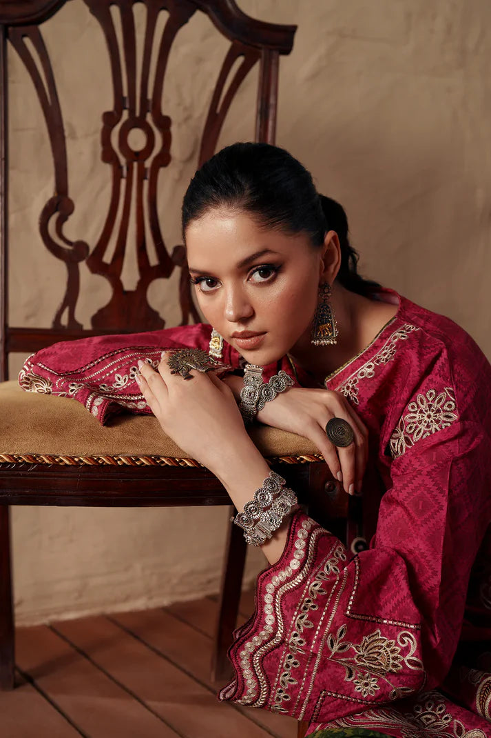 HOT PINK | E4507/103/405 | women Boutique- Eid Collection | Ethnc