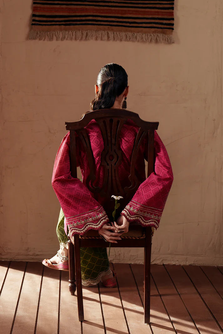 HOT PINK | E4507/103/405 | women Boutique- Eid Collection | Ethnc
