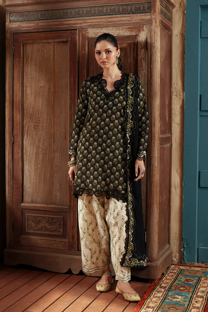 JET BLACK | E4477/103/902 | Women Rozana - Eid Collection | Ethnc