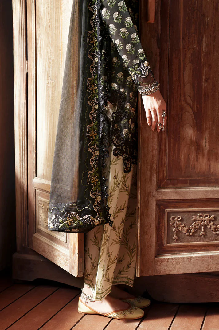 JET BLACK | E4477/103/902 | Women Rozana - Eid Collection | Ethnc