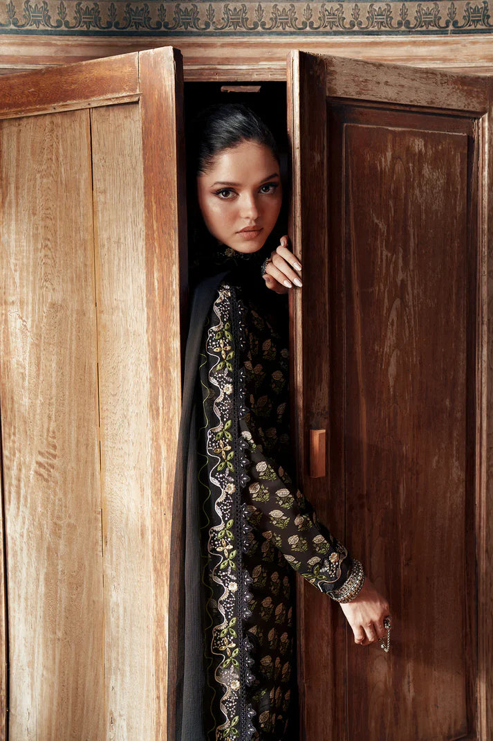 JET BLACK | E4477/103/902 | Women Rozana - Eid Collection | Ethnc