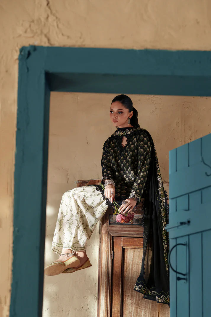 JET BLACK | E4477/103/902 | Women Rozana - Eid Collection | Ethnc